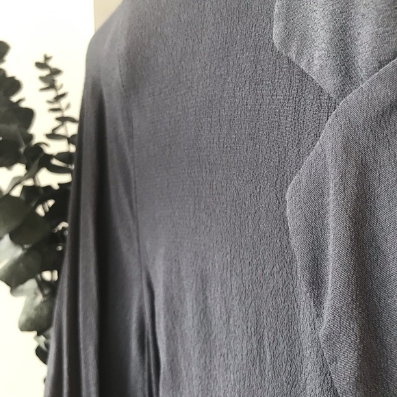 Frank and Oak Blazer Wrap Blouse in Slate Blue - Picture 8 of 8